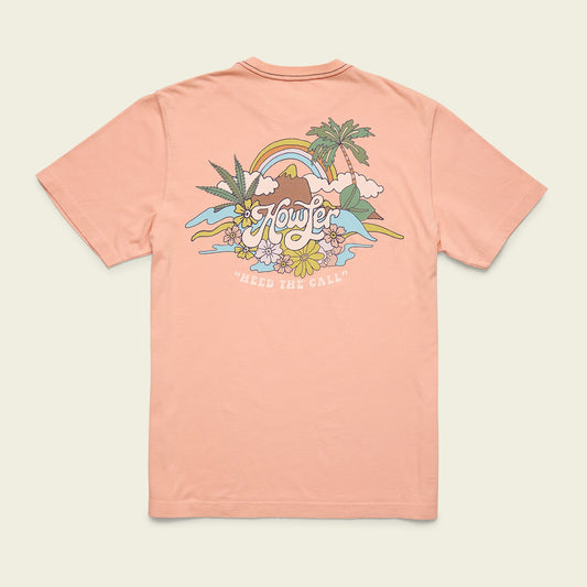 Howler Bros Irie Paradise Tee - Coral