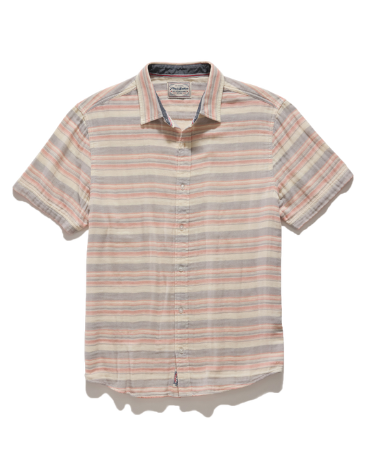 Flag and Anthem | Alameda Stripe | Cream & Pink