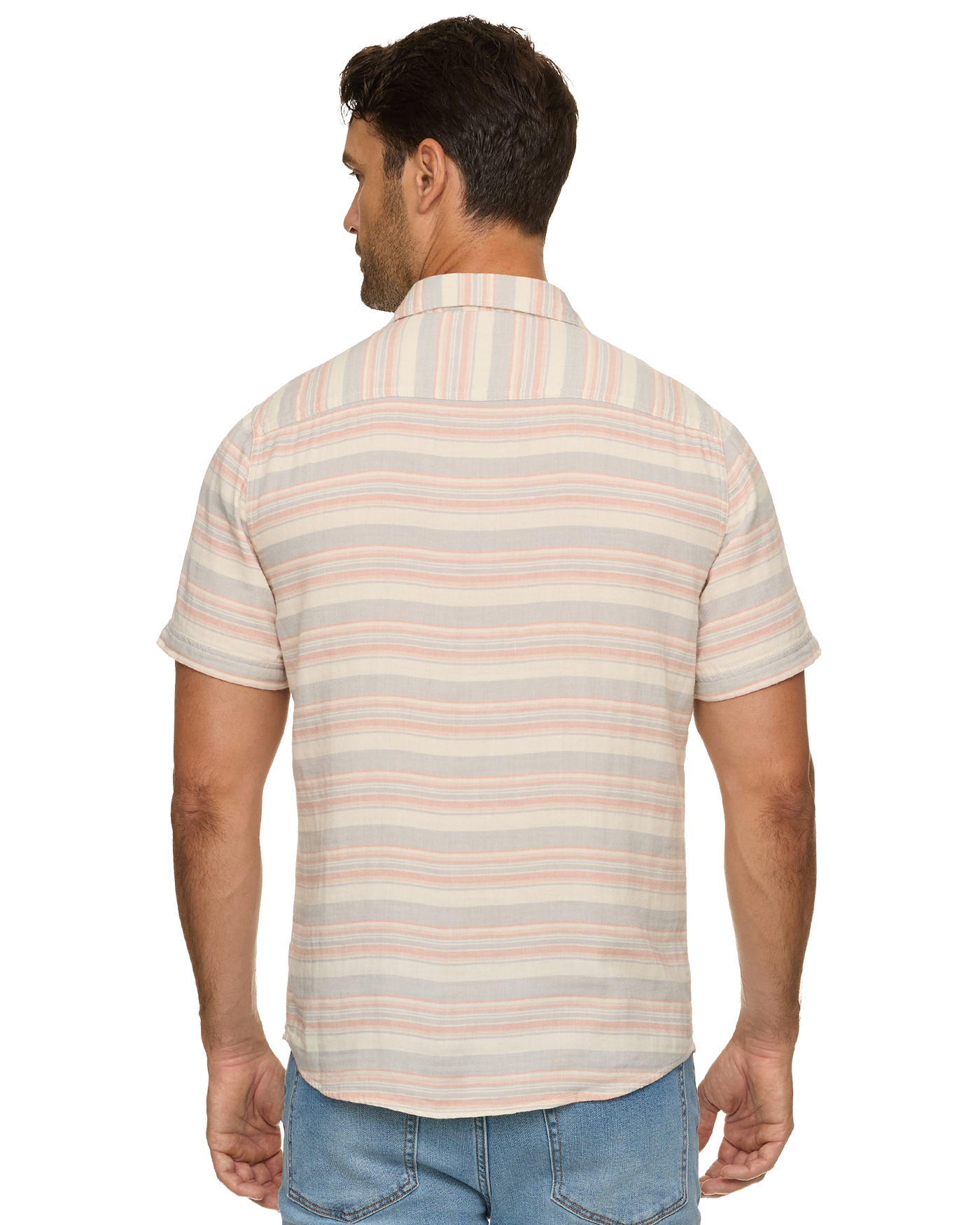 Flag and Anthem | Alameda Stripe | Cream & Pink