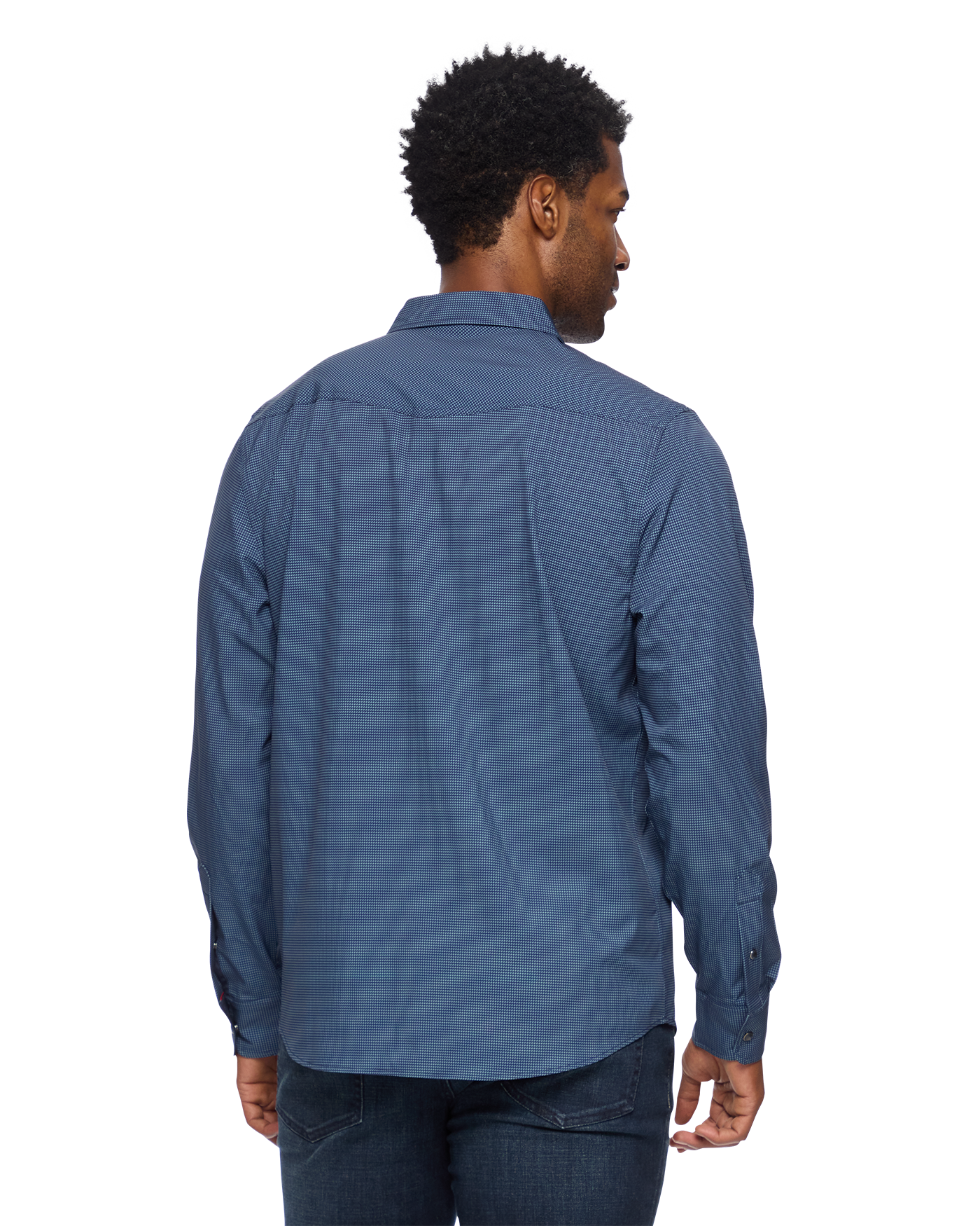 Flag & Anthem Desert Son Performance Western Shirt - Navy