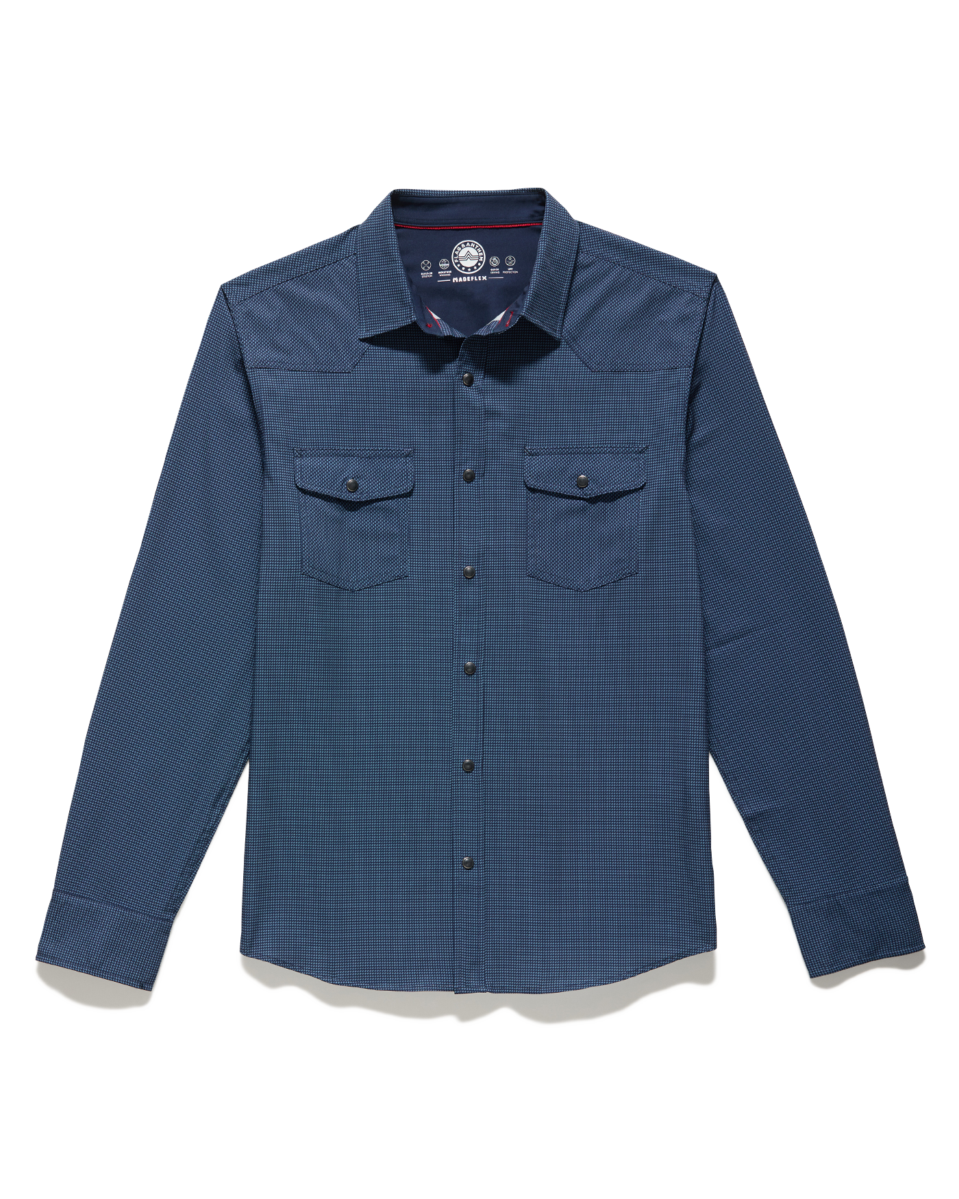 Flag & Anthem Desert Son Performance Western Shirt - Navy
