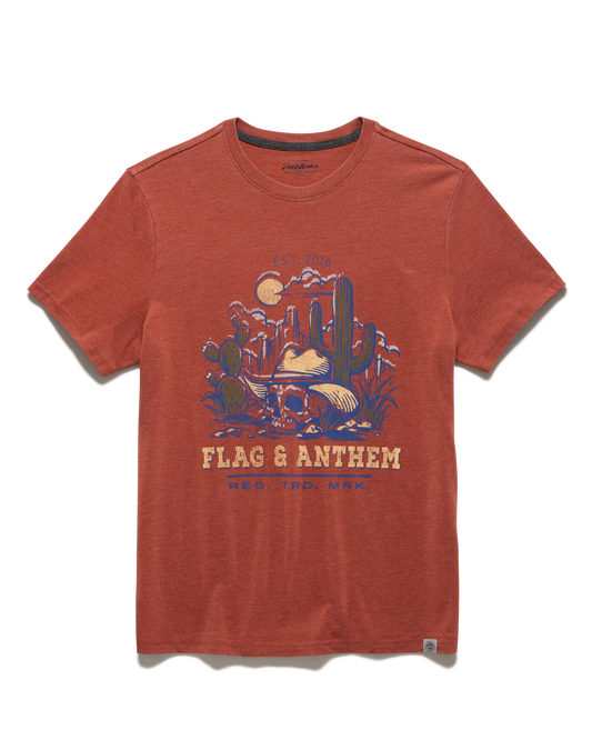 Flag and Anthem Skull Cactus Valley - Burnout