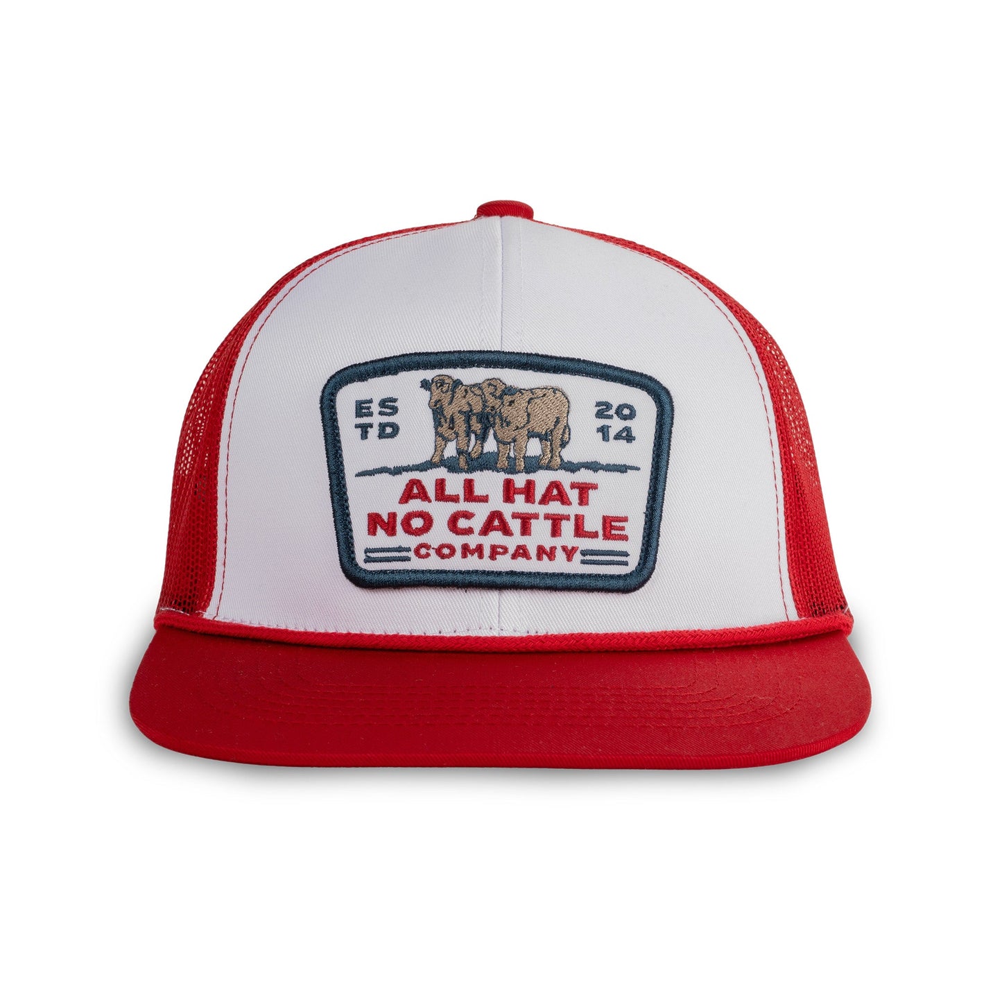 Sendero | All Hat No Cattle Hat | White & Red
