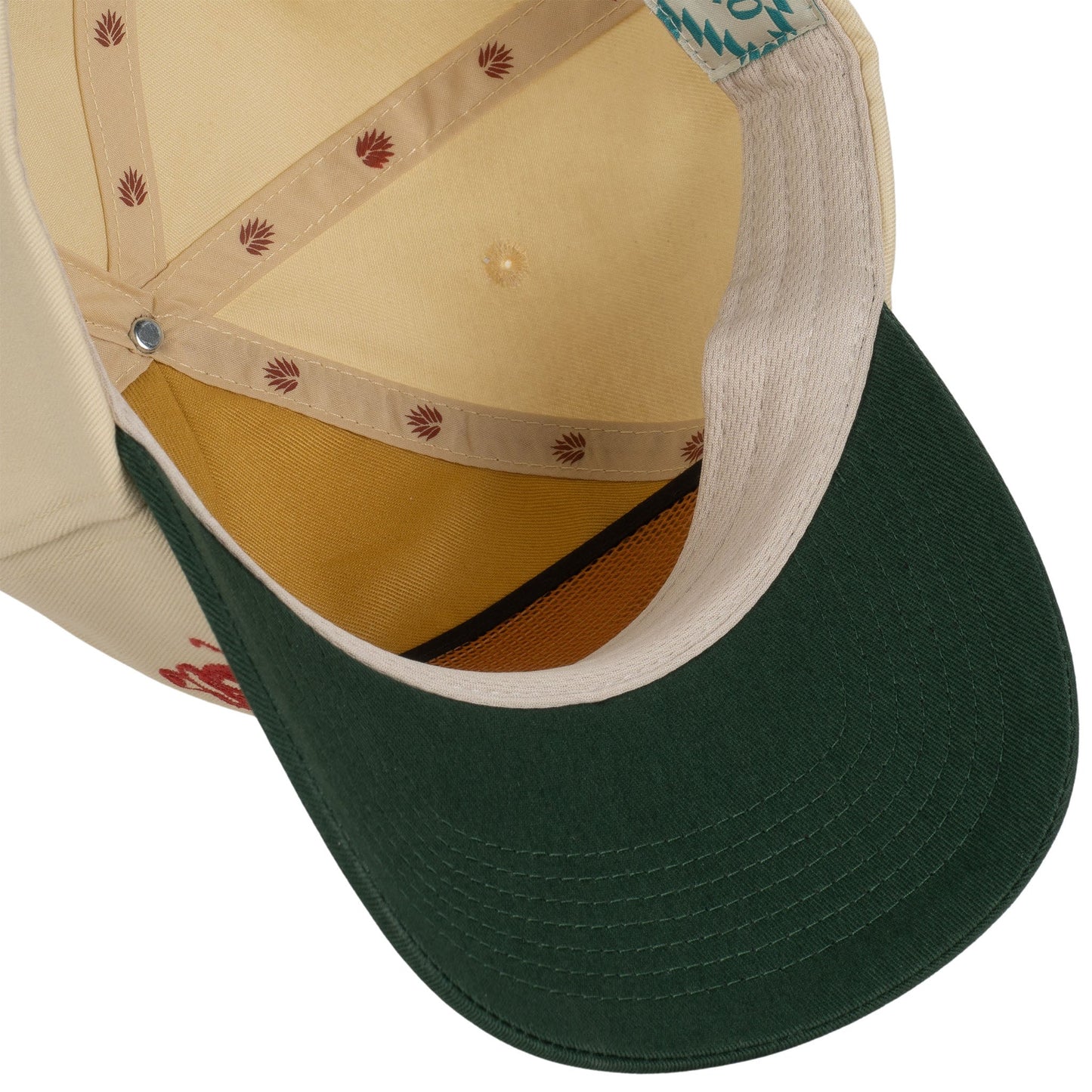 Sendero | Armadillo Hat | Cream & Green