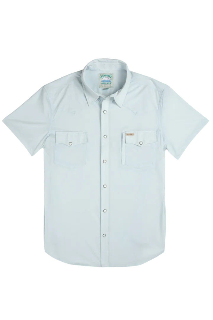 Sendero | Confluence Tech Short Sleeve Shirt | Matagorda Sky