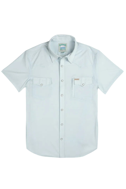 Sendero | Confluence Tech Short Sleeve Shirt | Matagorda Sky