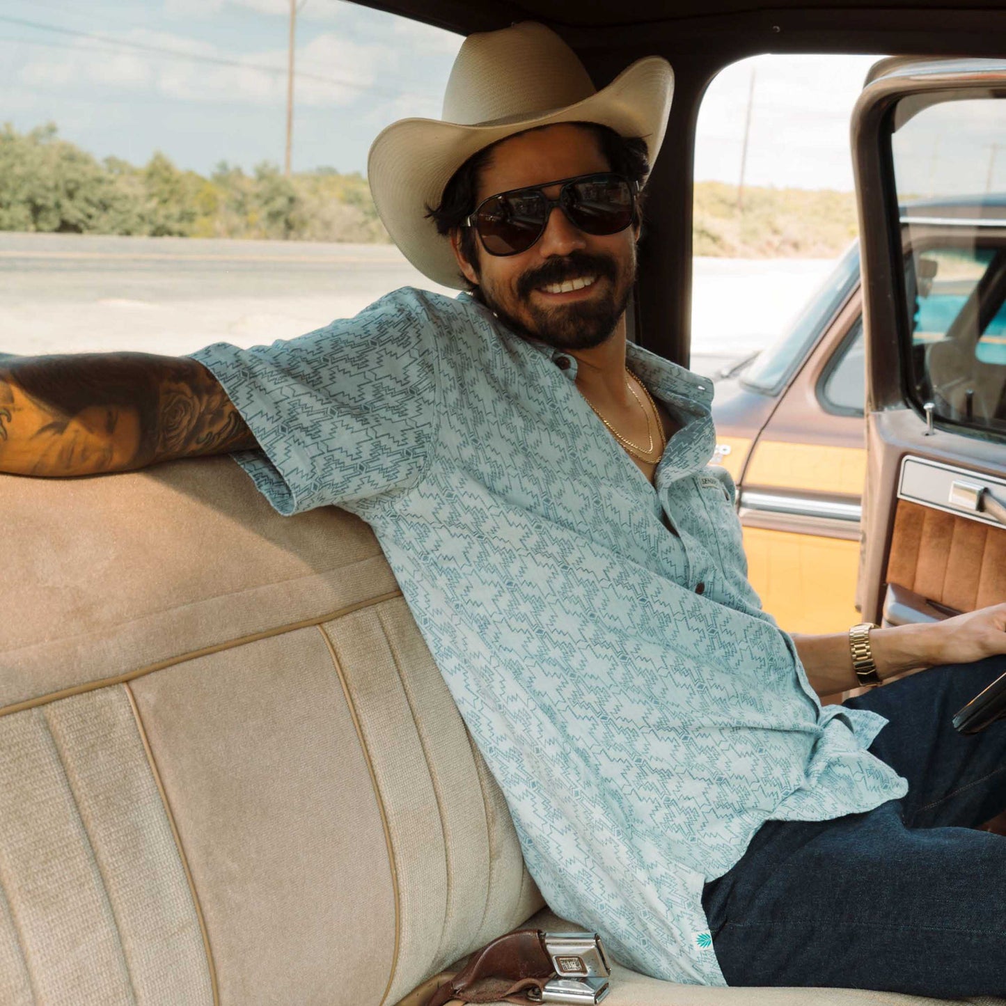 Sendero | City Slicker Button Up Short Sleeve | Arizola