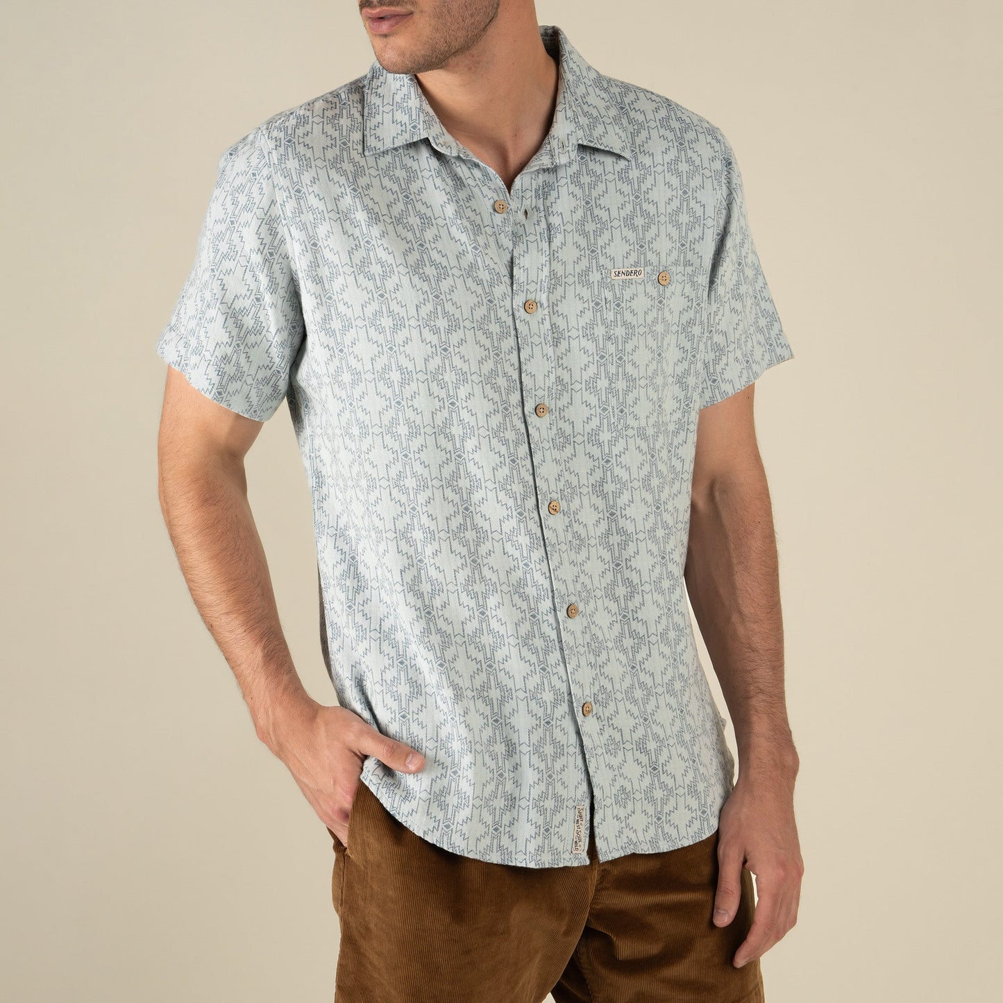 Sendero | City Slicker Button Up Short Sleeve | Arizola