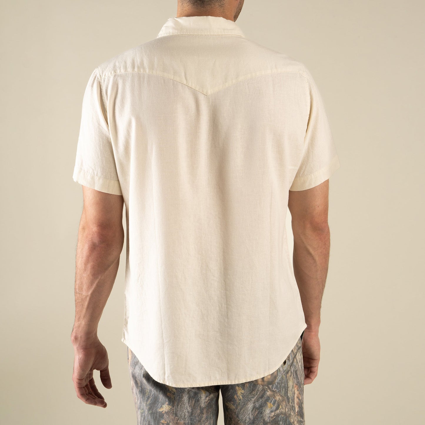 Sendero | Wyatt Pearl Snap Shirt | Antique White