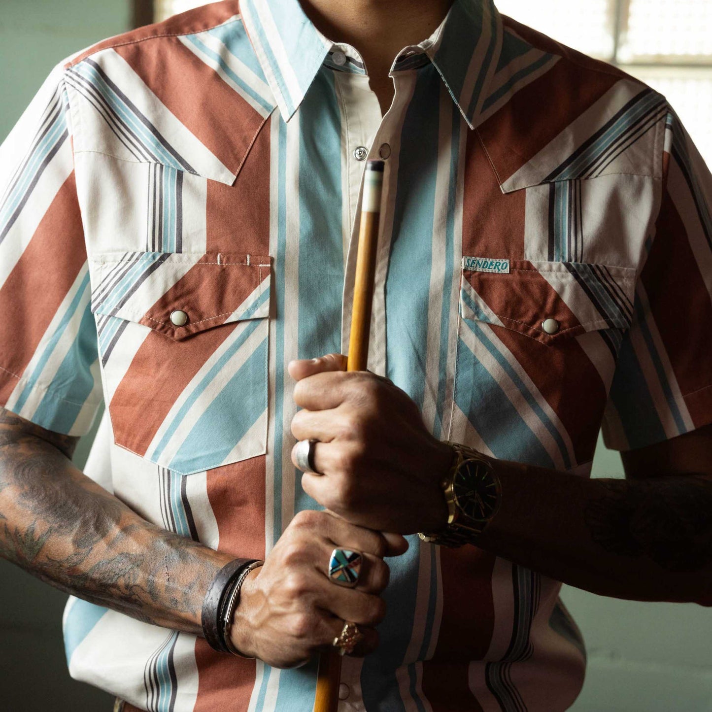Sendero | Serape Pearl Snap Shirt | Stagecoach