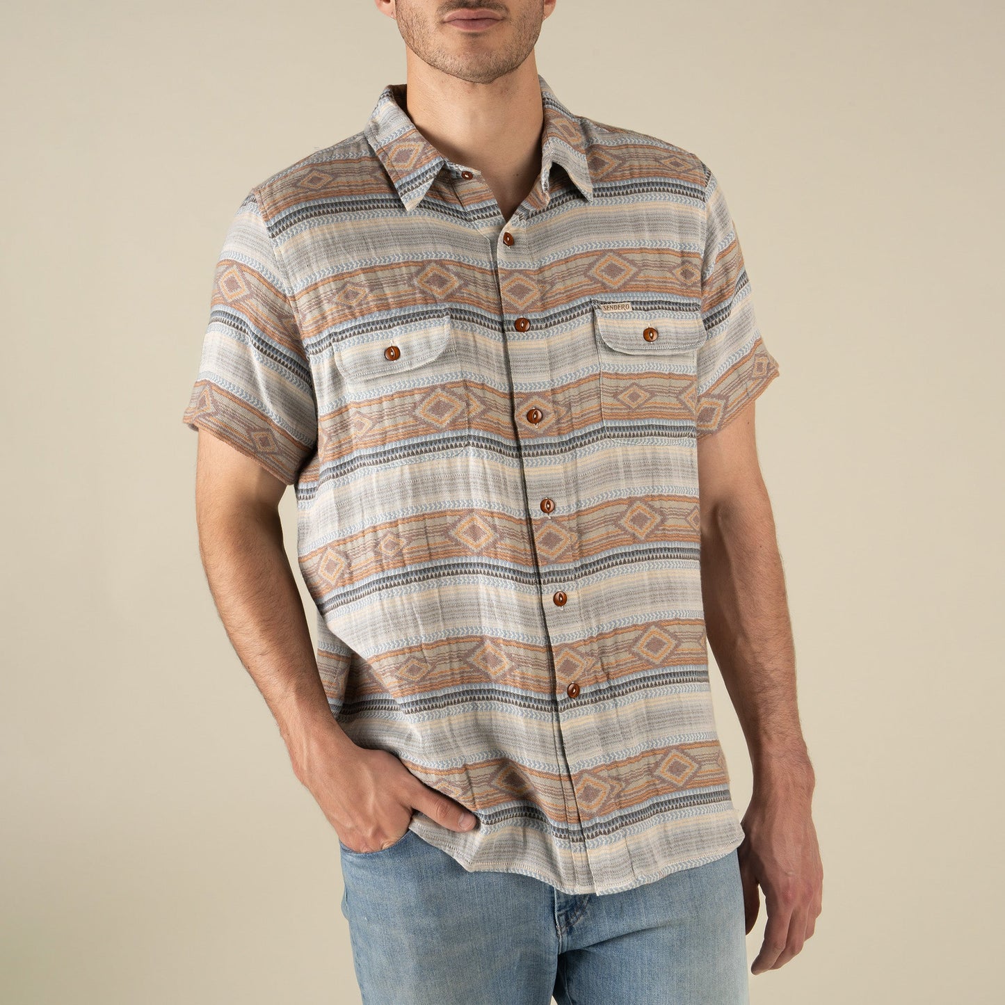 Sendero | Boquillas Short Sleeve | Sonoita Stripe