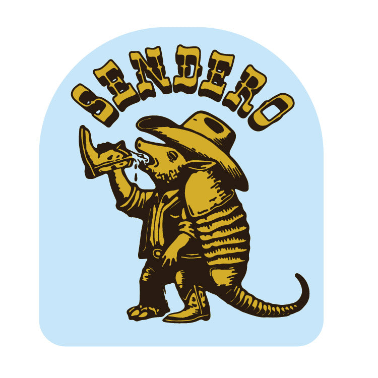 Sendero Armadillo Sticker