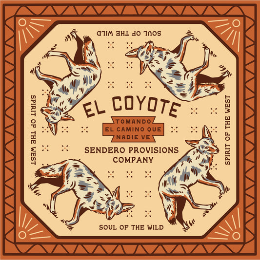 Sendero Coyote Bandana - Orange