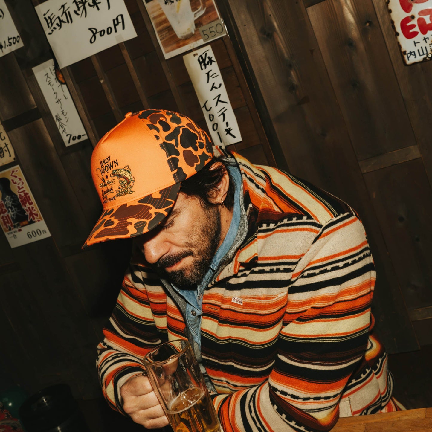 Sendero LeRoy Brown Hat - Camo