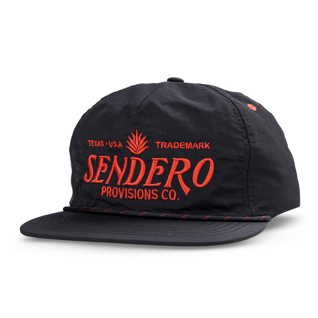 Sendero Logo Hat - Black/Red