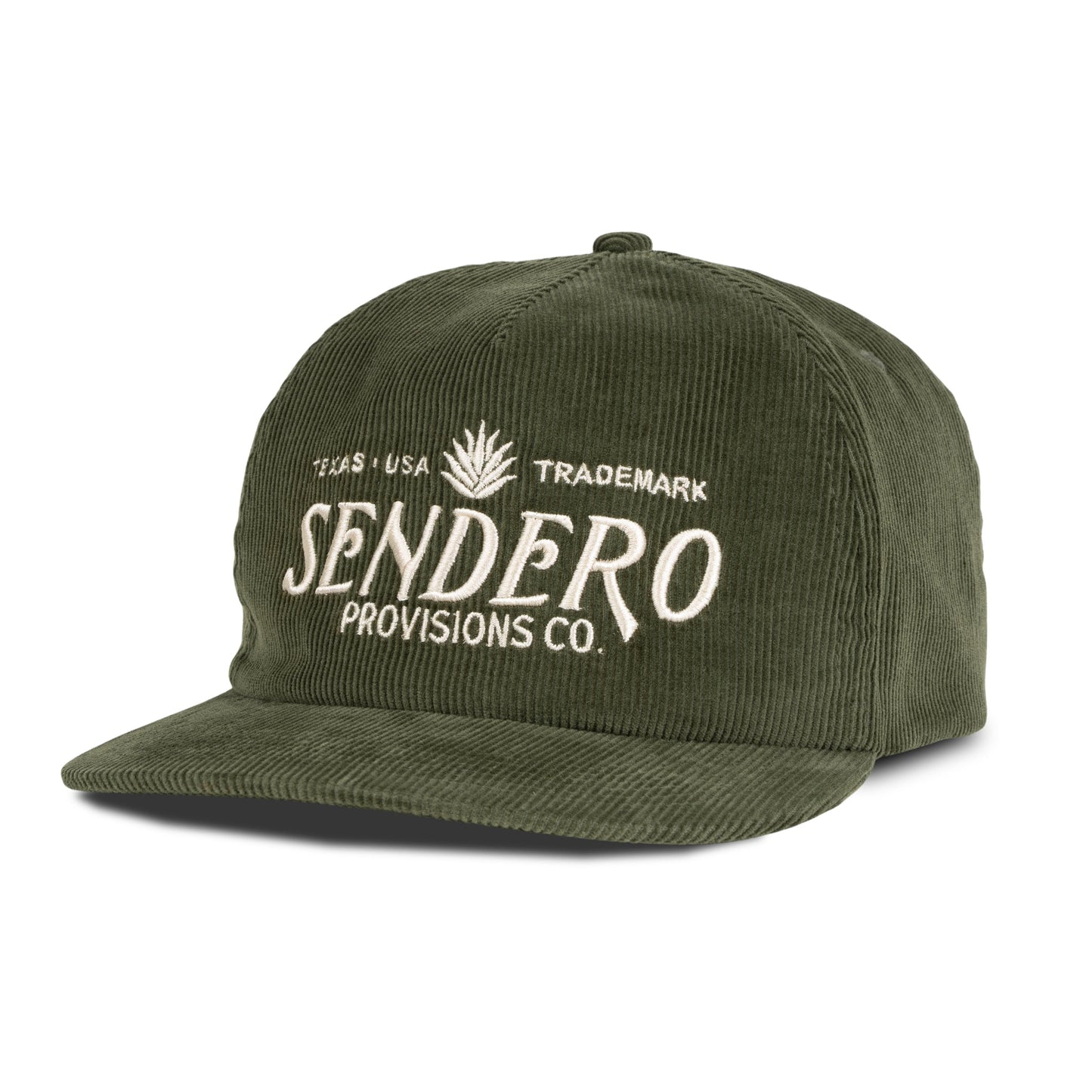Sendero Logo Hat - Olive Corduroy