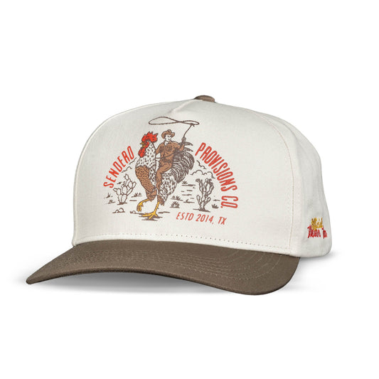 Sendero Official Western Hat - White/Bown