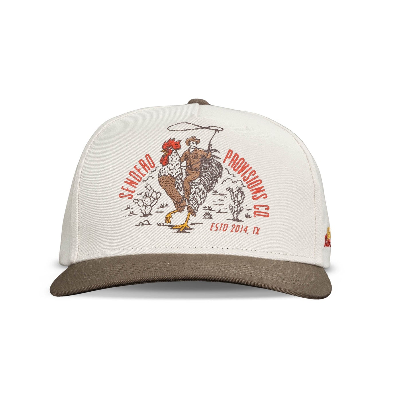Sendero Official Western Hat - White/Bown