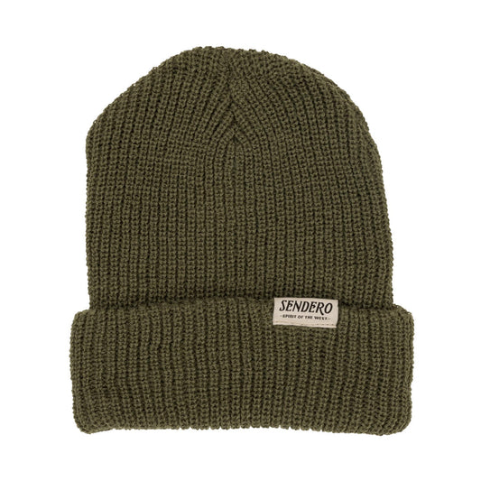 Sendero Vintage Classic Beanie - Army Green