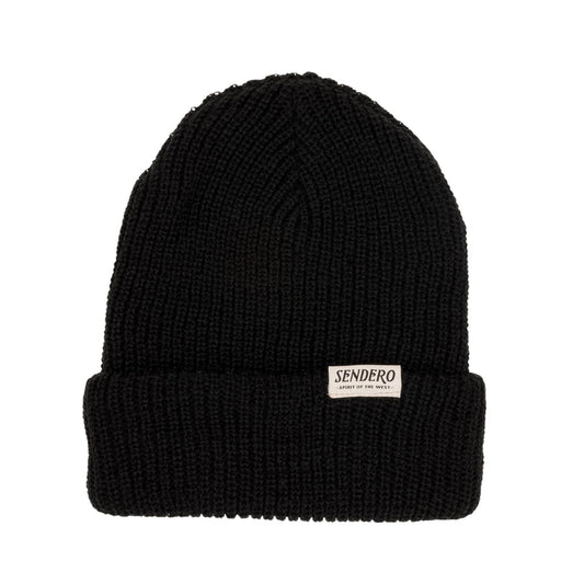 Sendero Vintage Classic Beanie - Black