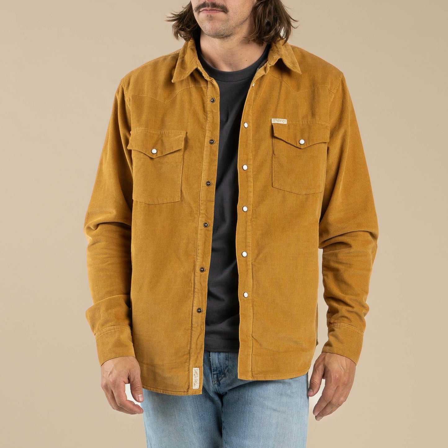Sendero Desperado Shacket - Old Gold