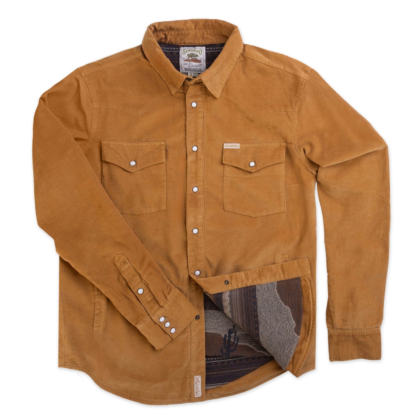Sendero Desperado Shacket - Old Gold