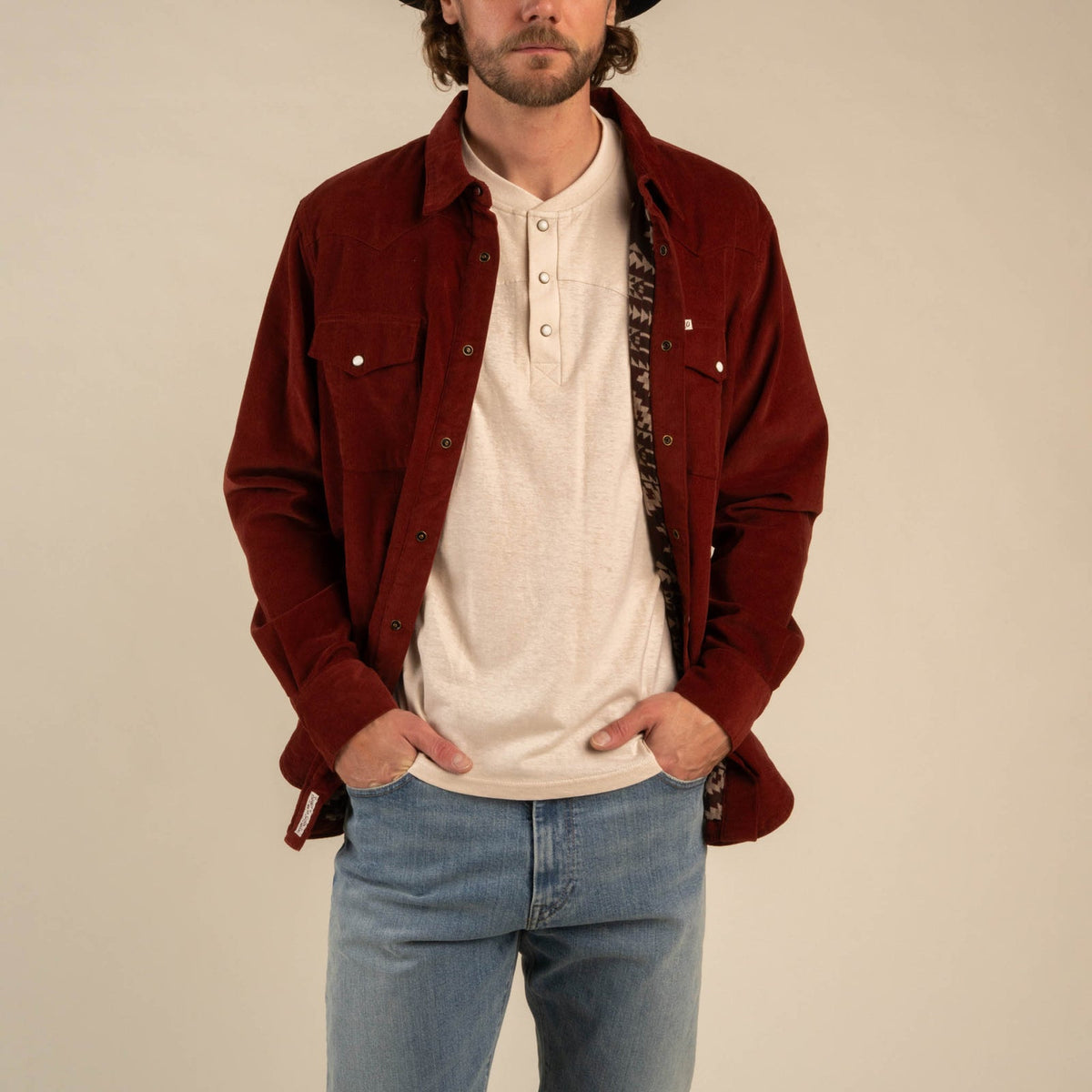 Sendero | Desperado Shacket | Burgundy