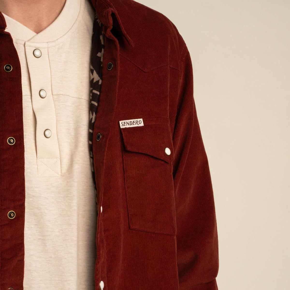 Sendero | Desperado Shacket | Burgundy