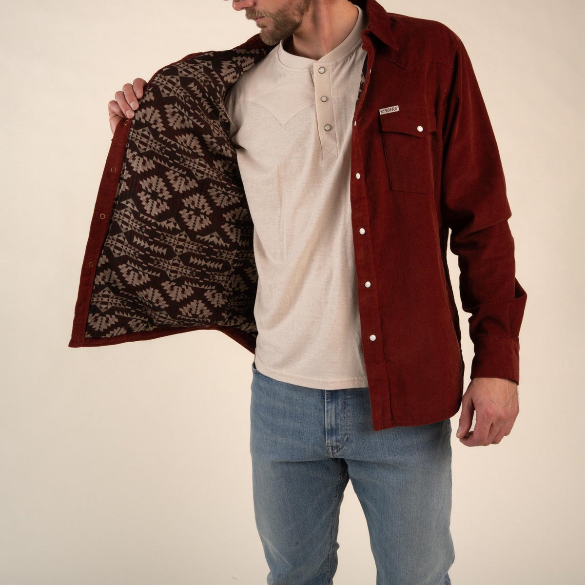 Sendero | Desperado Shacket | Burgundy