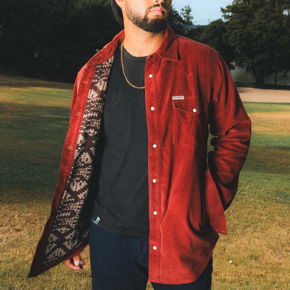 Sendero | Desperado Shacket | Burgundy