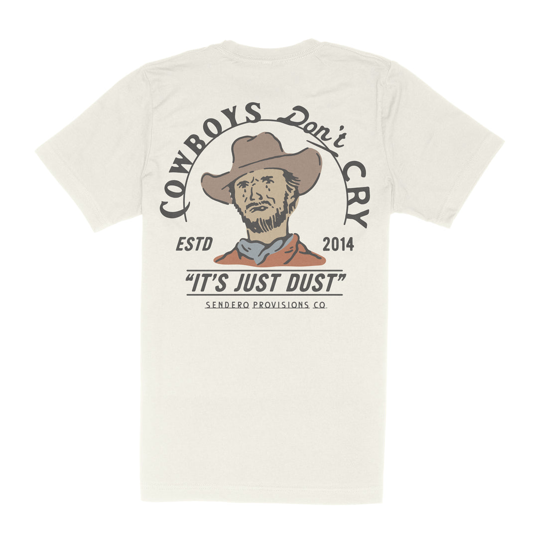 Sendero Cowboy's Don't Cry T-Shirt - Vintage White