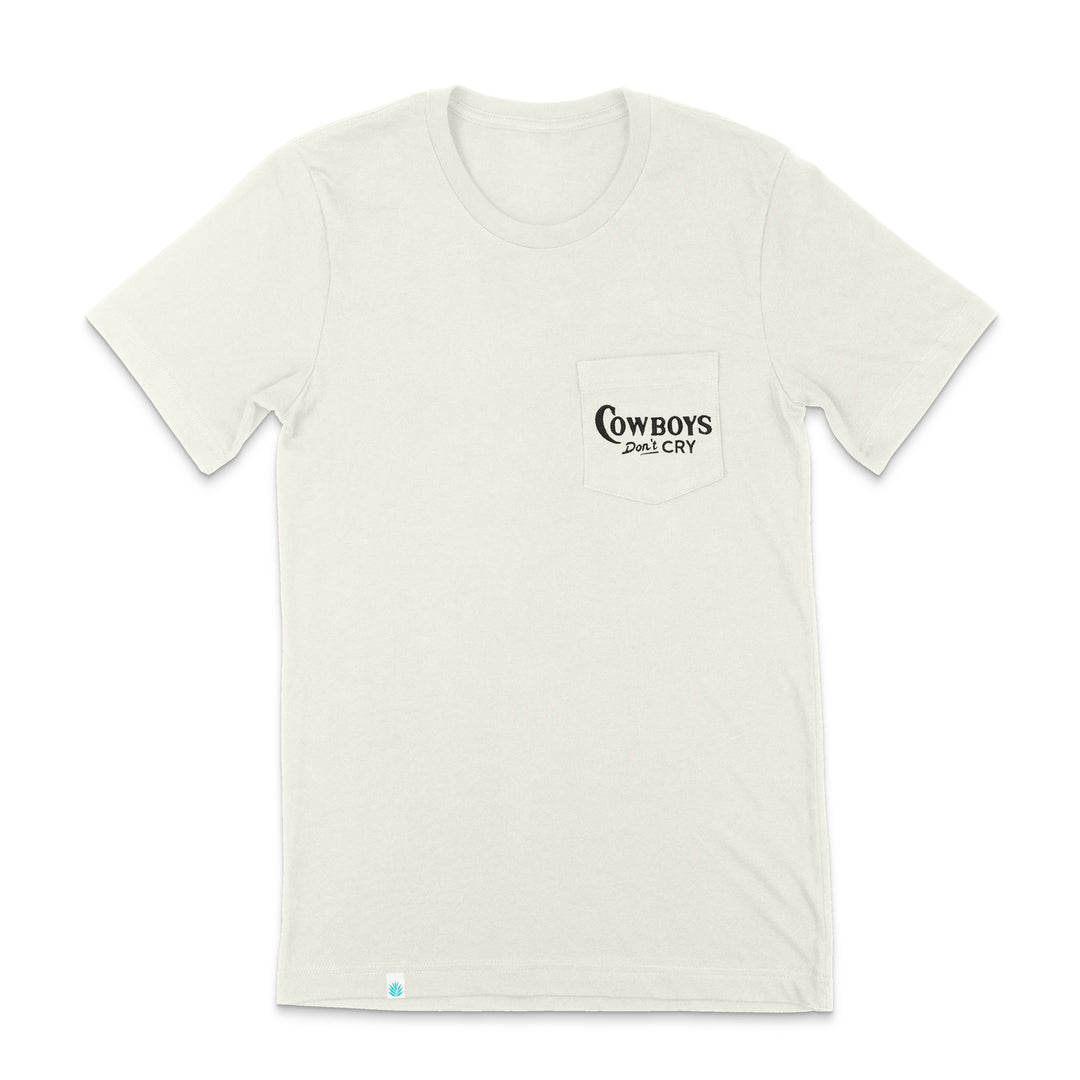 Sendero Cowboy's Don't Cry T-Shirt - Vintage White