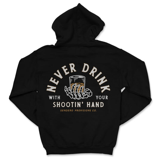 Sendero Shootin Hand Hoodie - Black