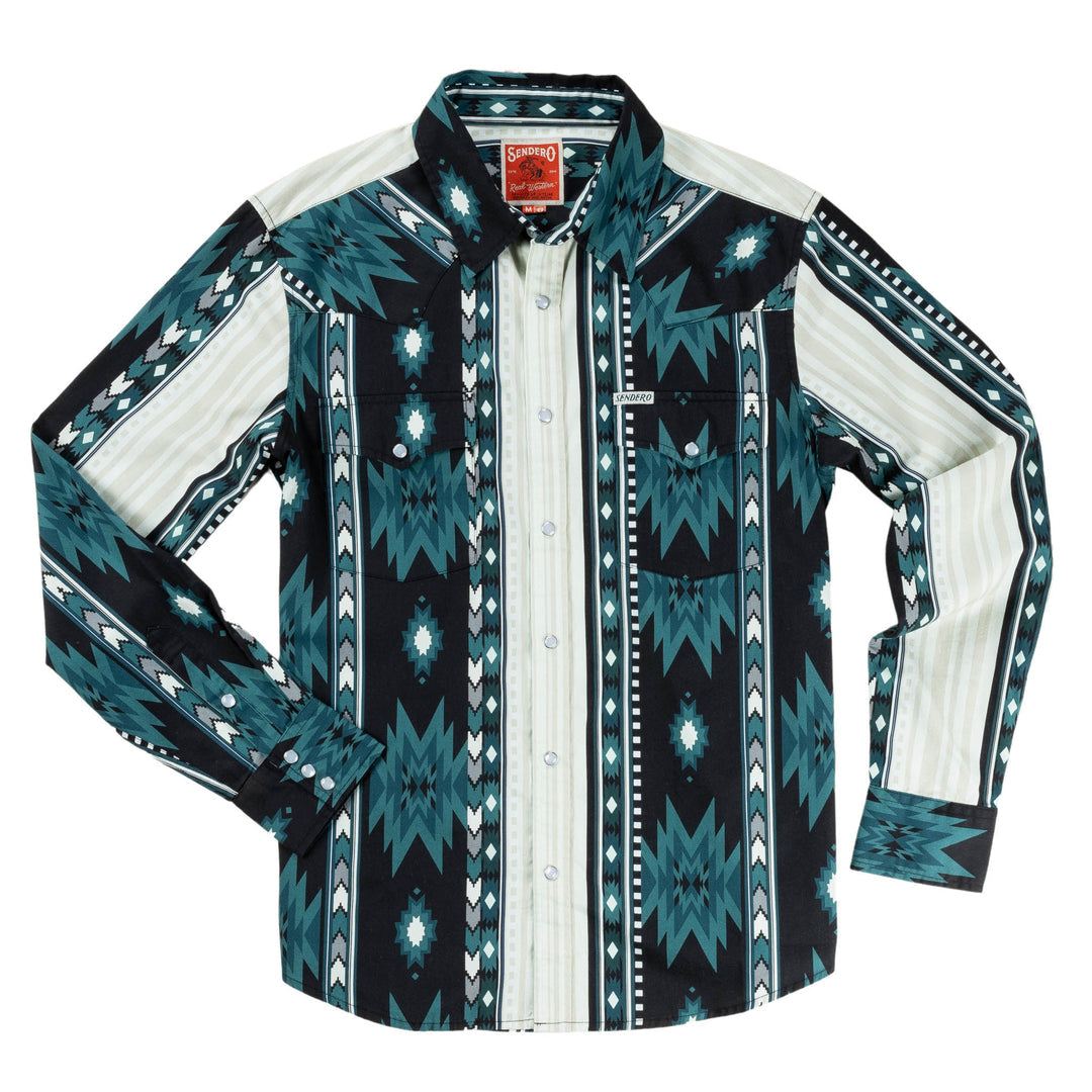 Sendero Serape Pearl Snap Shirt- Long Sleeve