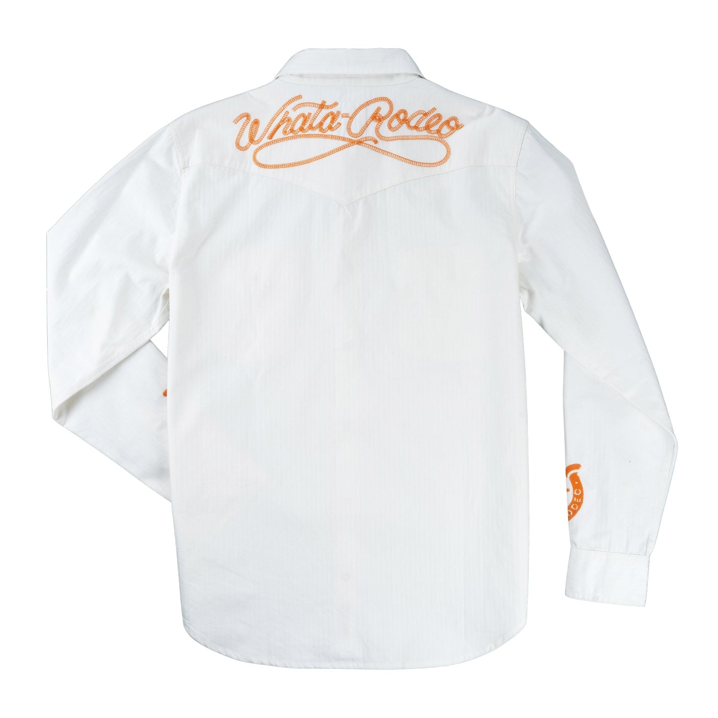 WHATABURGER X SENDERO THE WYATT PEARL SNAP LONG SLEEVE EMBROIDERED SHIRT