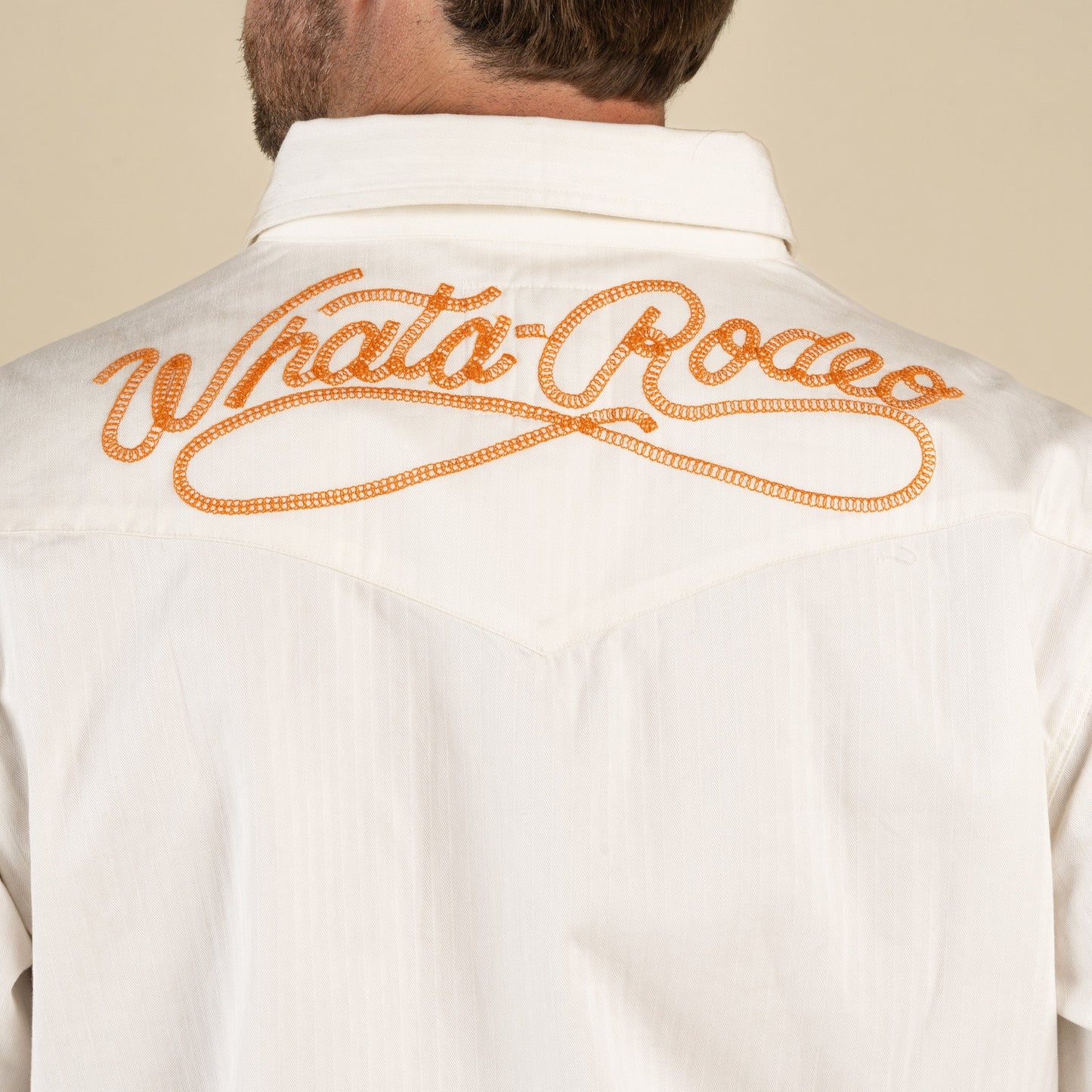 WHATABURGER X SENDERO THE WYATT PEARL SNAP LONG SLEEVE EMBROIDERED SHIRT
