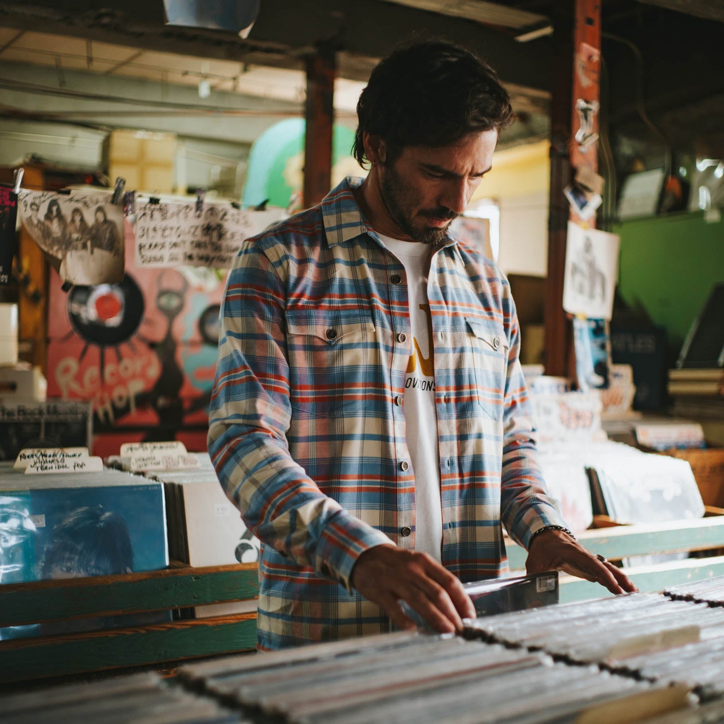 Sendero Moab Flannel Shirt - Blue/red