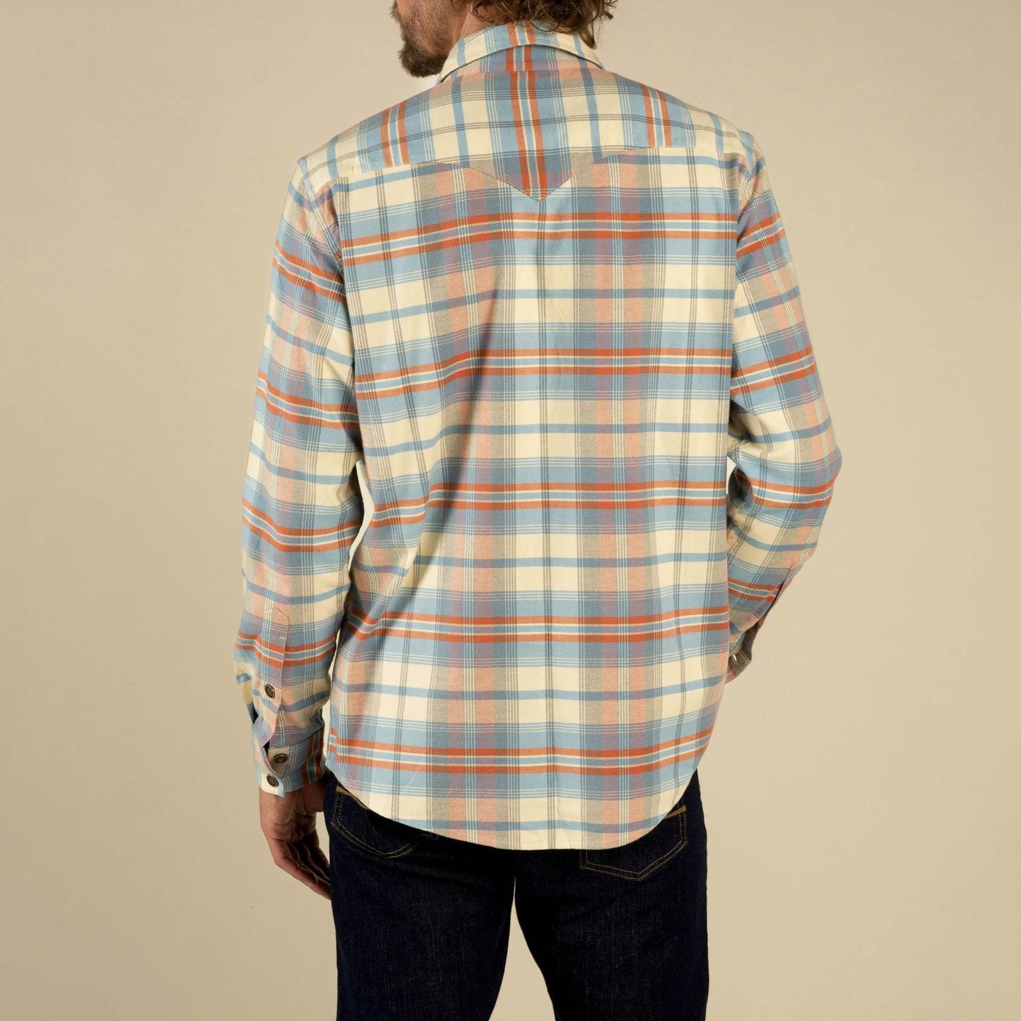 Sendero Moab Flannel Shirt - Blue/red