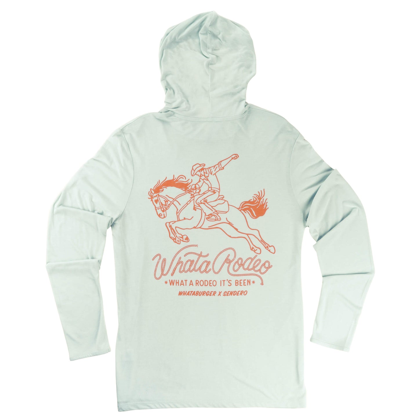 WHATABURGER X SENDERO YUCATAN BAMBOO HOODIE TECH SHIRT
