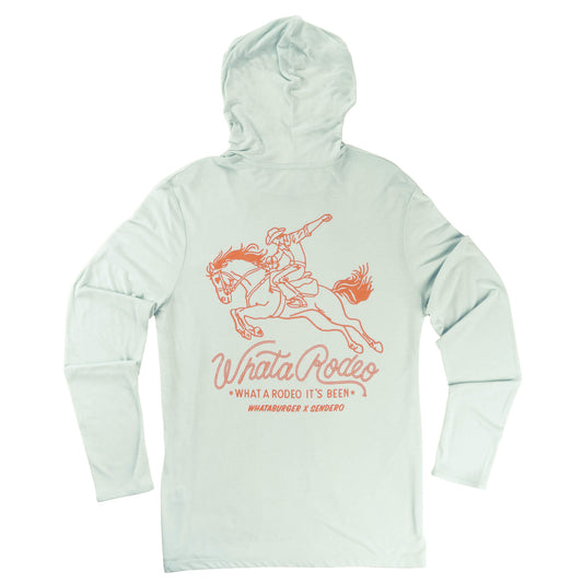 WHATABURGER X SENDERO YUCATAN BAMBOO HOODIE TECH SHIRT