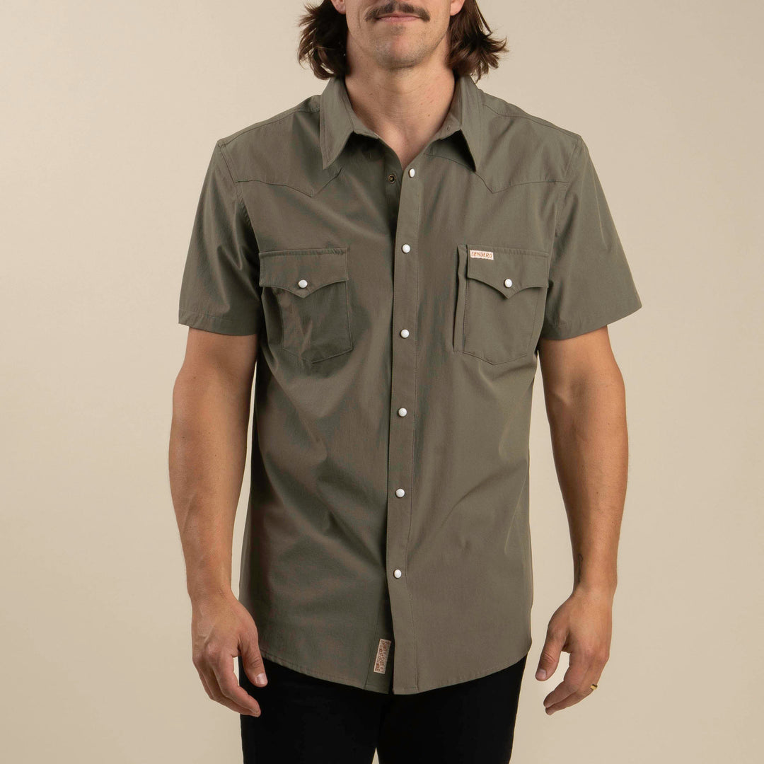 Sendero Confluence Tech Shirt - Desert Sage
