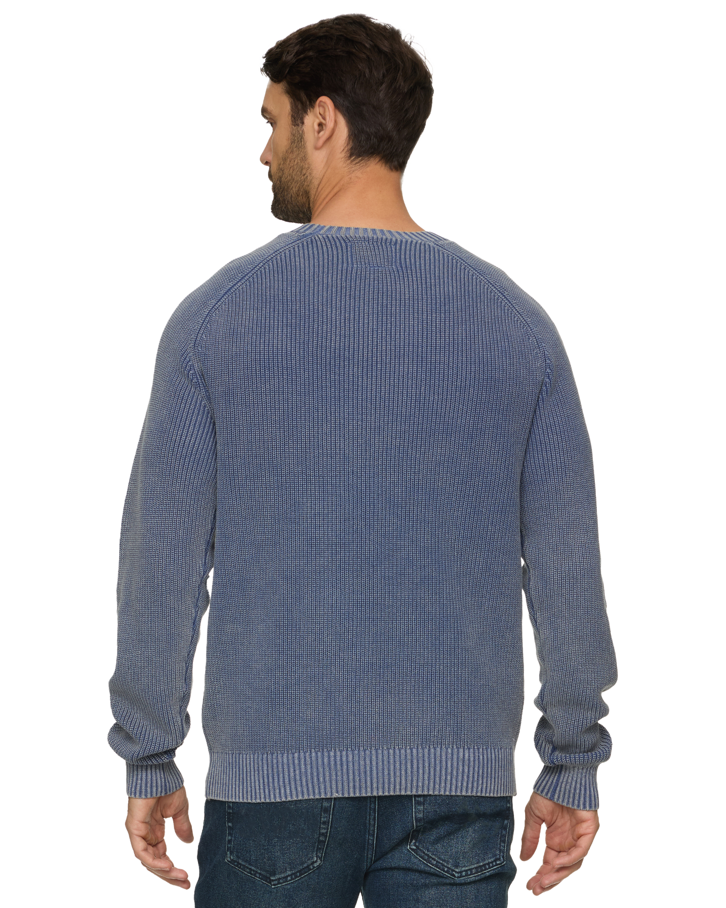 Flag & Anthem Alamosa Acid Wash Crewneck Sweater - Navy