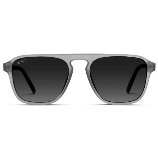 WMP Emerson Sunglasses -Moon Rock Grey / Black Lens