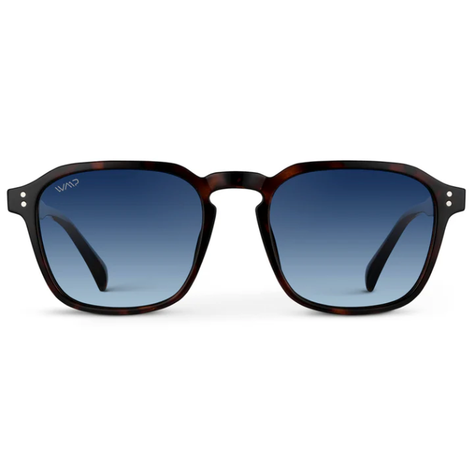 WMP Francis Sunglasses -Brown Tortoise / Smoke Green Lens