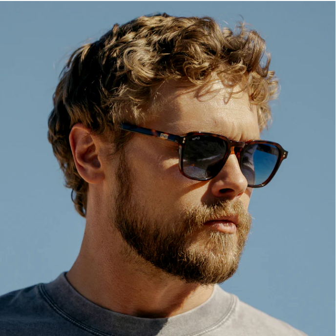 WMP Francis Sunglasses -Brown Tortoise / Smoke Green Lens