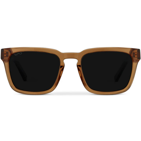 WMP Maverick Sunglasses -Crystal Brown / Triple Black Lens