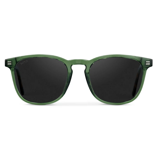 WMP Nick Sunglasses -Emerald Green / Black Lens