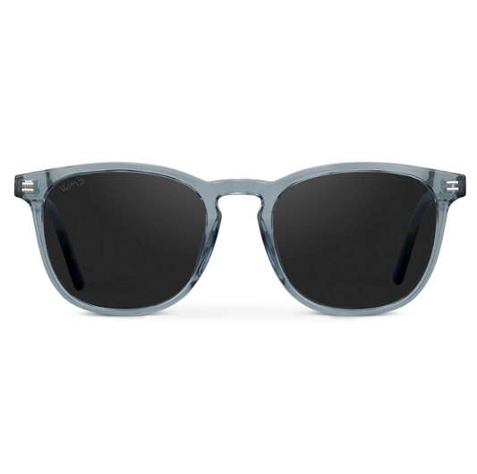 WMP Nick Sunglasses -Crystal Cadet Grey / Black Lens