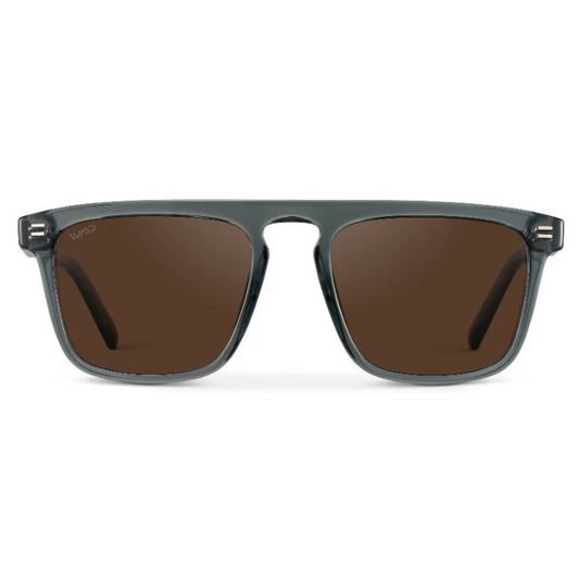 WMP Sawyer Sunglasses -Nautical Crystal Blue / Brown Lens