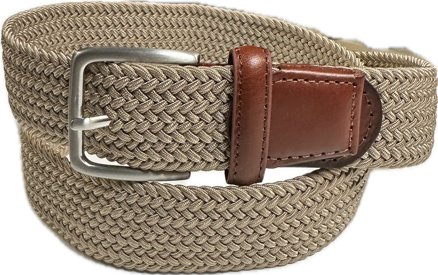 Woven Stretch Belt - Khaki